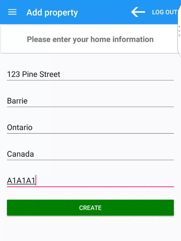 ภาพหน้าจอของ Tenant Connect App iPad 