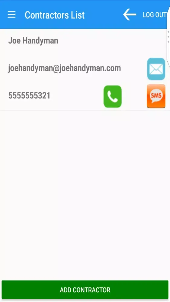 ภาพหน้าจอของ Tenant Connect App