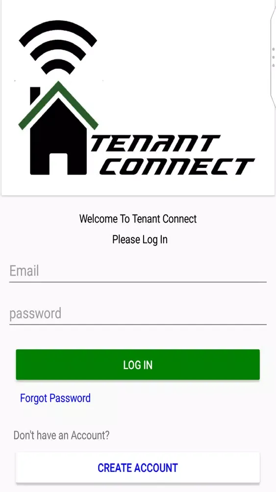 ภาพหน้าจอของ Tenant Connect App