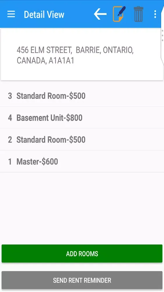 ภาพหน้าจอของ Tenant Connect App