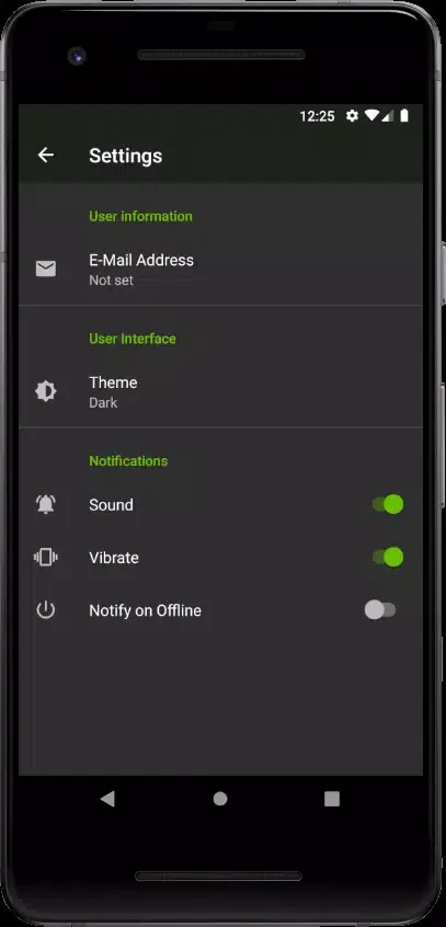 Ảnh chụp màn hình của ManageZee Online State Notify