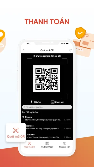 Captures d'écran de Clingme - Đi gần chọn đúng