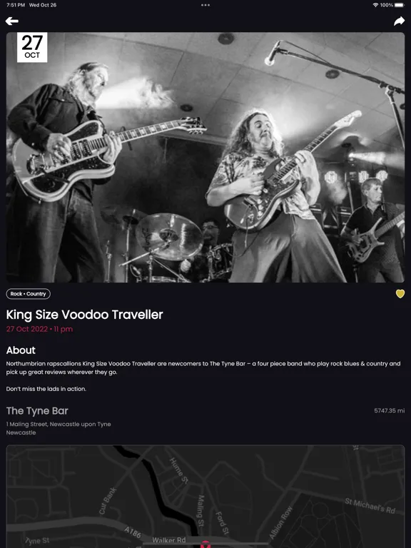 Screenshot di GIGCO - Live Music App iPad 