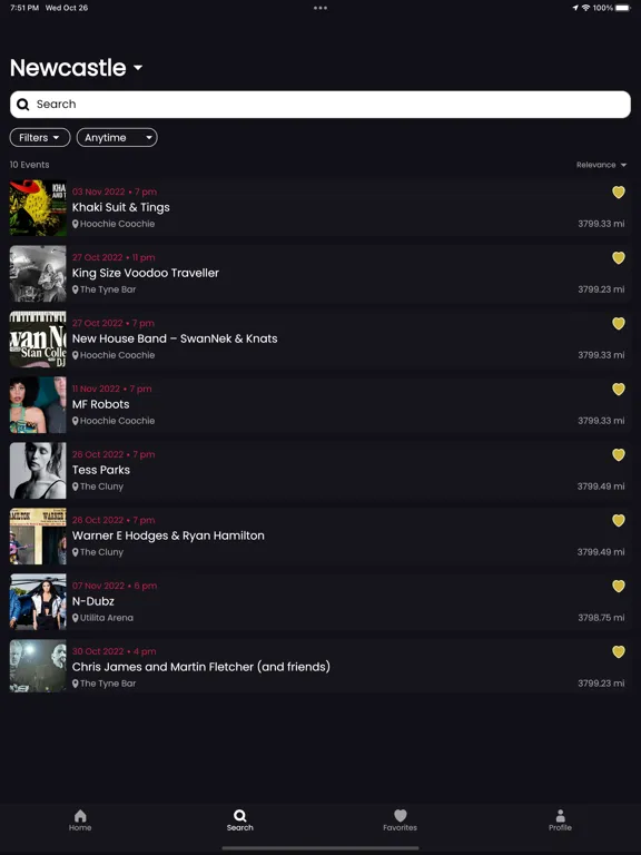 Screenshot di GIGCO - Live Music App iPad 