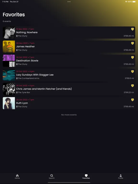 Screenshot di GIGCO - Live Music App iPad 