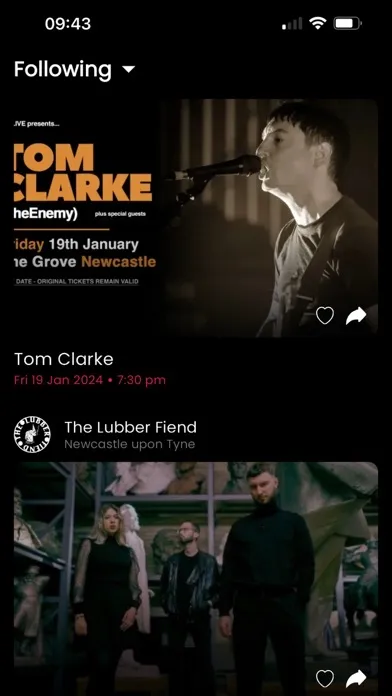 Screenshot di GIGCO - Live Music App