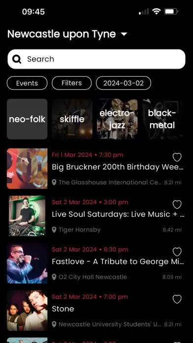 Screenshot di GIGCO - Live Music App