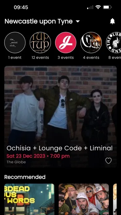 Screenshot di GIGCO - Live Music App