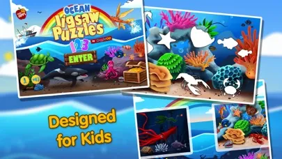 Captures d'écran de Ocean Jigsaw Puzzles 123 Lite