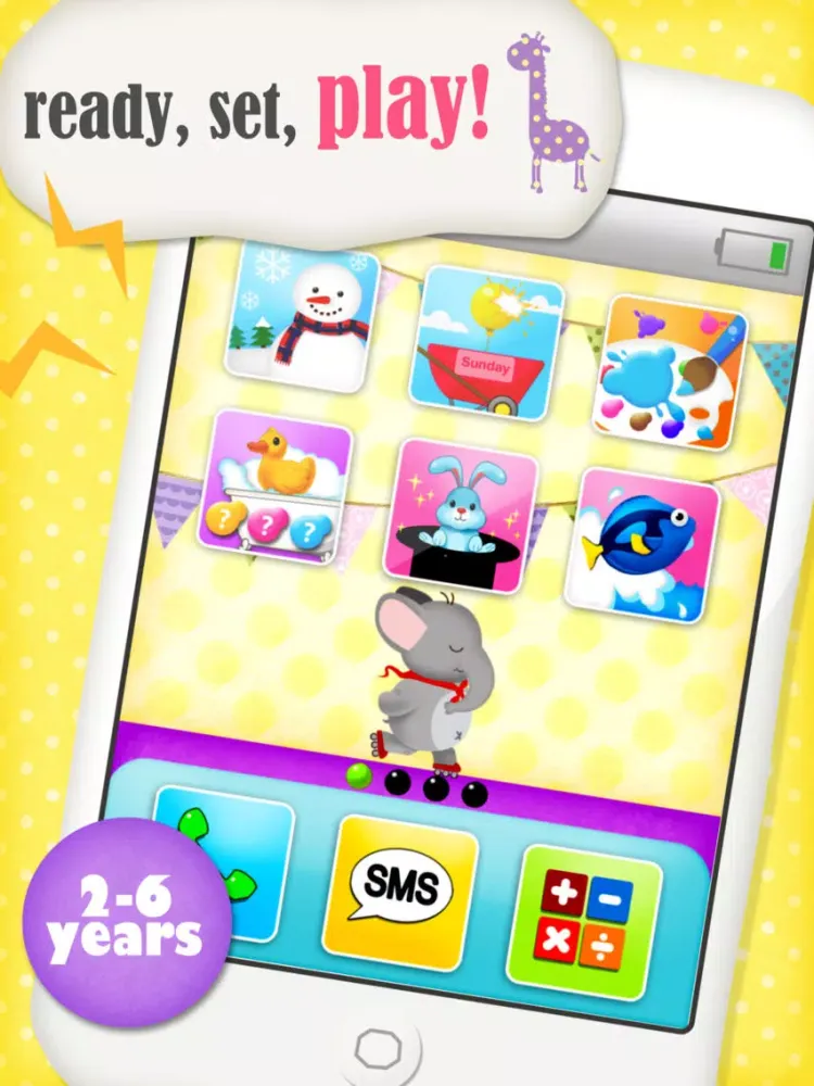 Tangkapan skrin Buzz Me! Kids Toy Phone - All in One children activity center iPad 