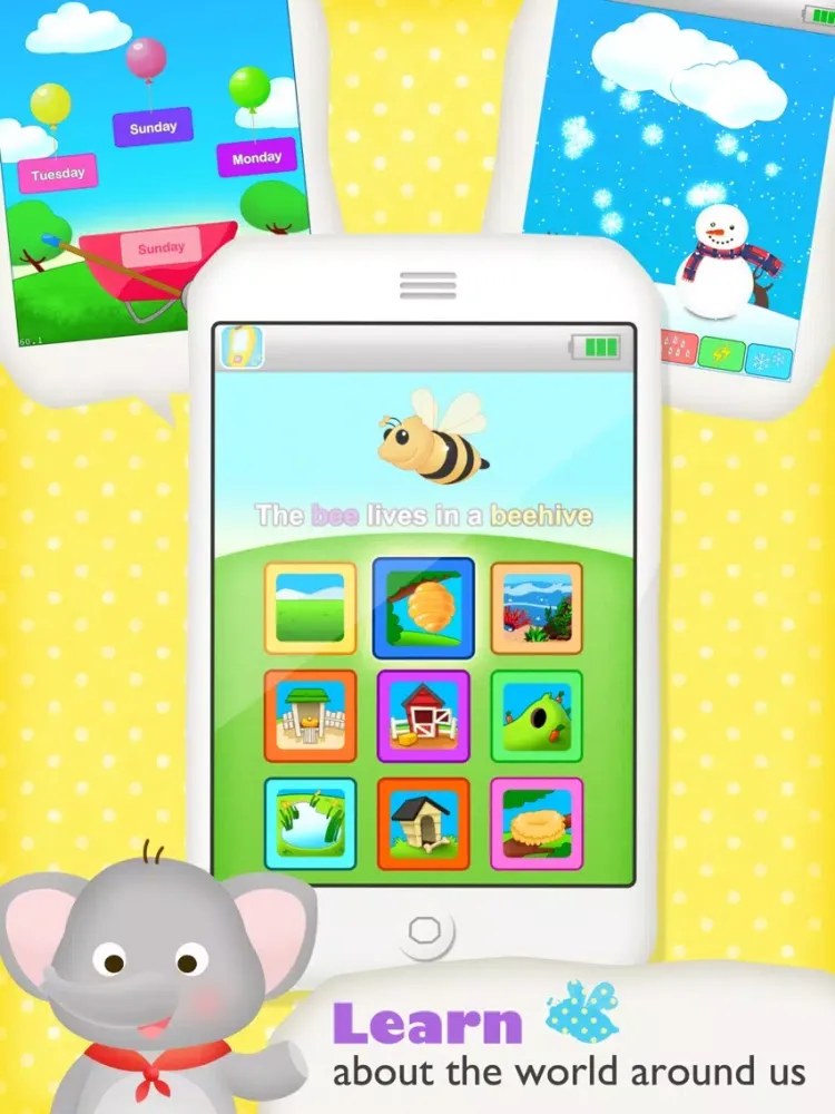 Tangkapan skrin Buzz Me! Kids Toy Phone - All in One children activity center iPad 