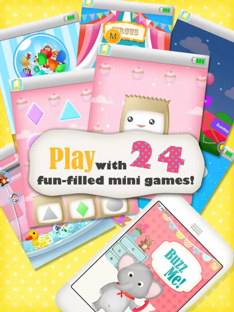 Tangkapan skrin Buzz Me! Kids Toy Phone - All in One children activity center iPad 