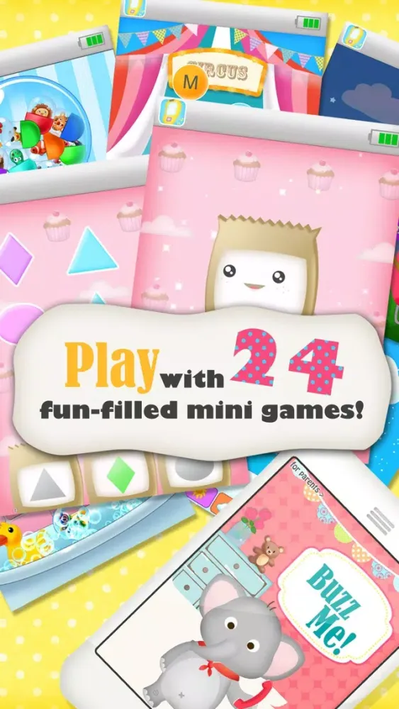 Tangkapan skrin Buzz Me! Kids Toy Phone - All in One children activity center