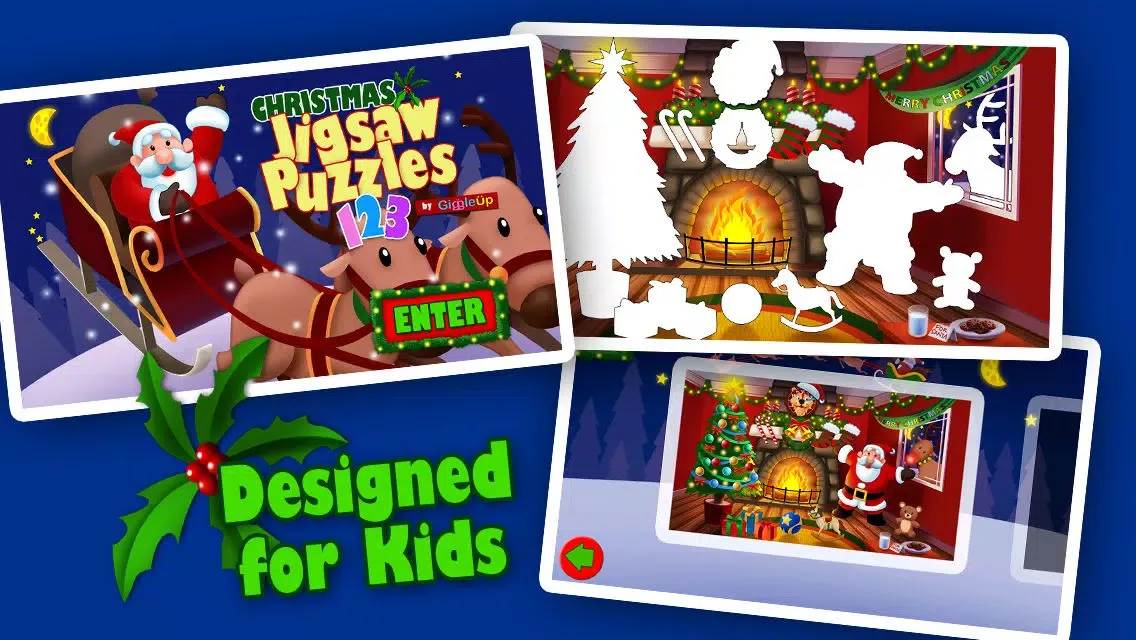 صور Christmas Jigsaw Puzzles 123 - Fun Learning Game for Kids