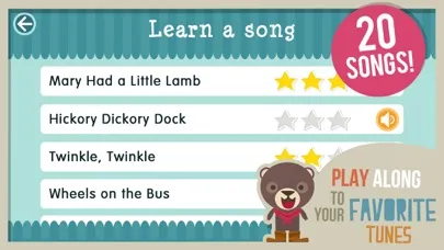 Tangkapan skrin Kids Music Factory