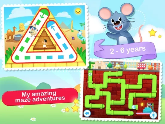 Toddler Maze 123 iPad  Screenshots