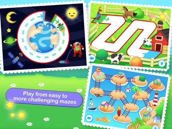 Toddler Maze 123 iPad  Screenshots