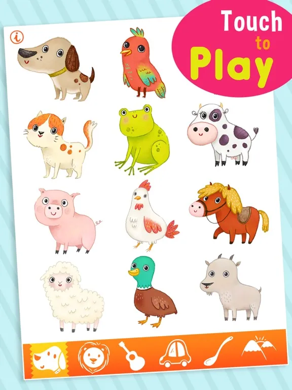 Tangkapan skrin Toddler Sound 123 iPad 