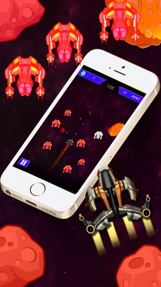 Galaxy Attack - Wars Alien Shooter Heroes of Star Screenshots