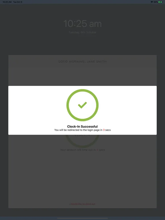 Zrzuty ekranu Gig Grafter Punch Clock iPad 