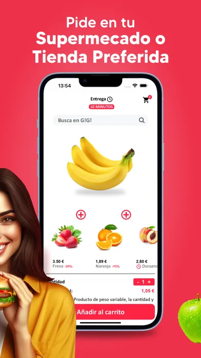 Screenshot di GiGi Food: Super, Comida Y Más