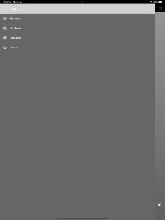 Ảnh chụp màn hình của GIGISHOW ONRADIO iPad 