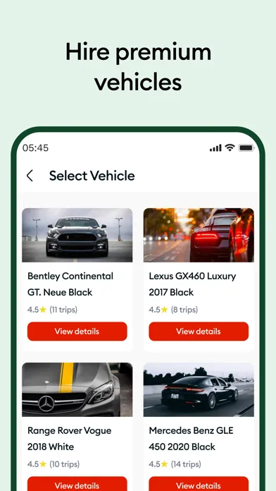 Скриншоты GIG Mobility