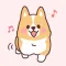 fluffy fat dog (Corgi)