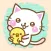 White cat and his friends.