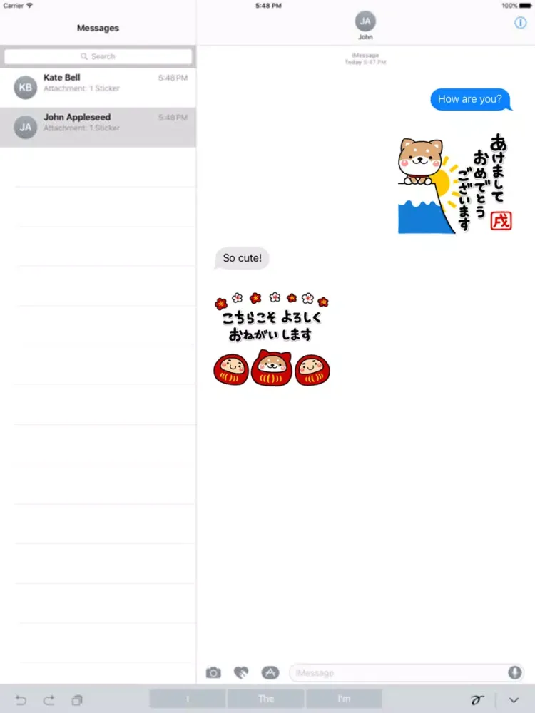 Ảnh chụp màn hình của dog 2018 iPad 