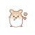 Fluffy Roborovskii hamster