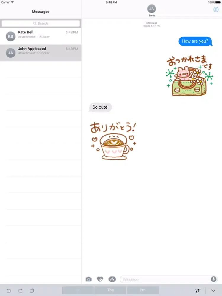 Capturas de pantalla de Greeting gathered daily iPad 