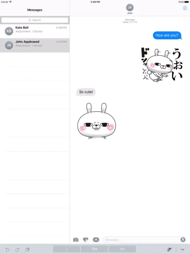 Captures d'écran de Single eyelid of a rabbit 10 iPad 