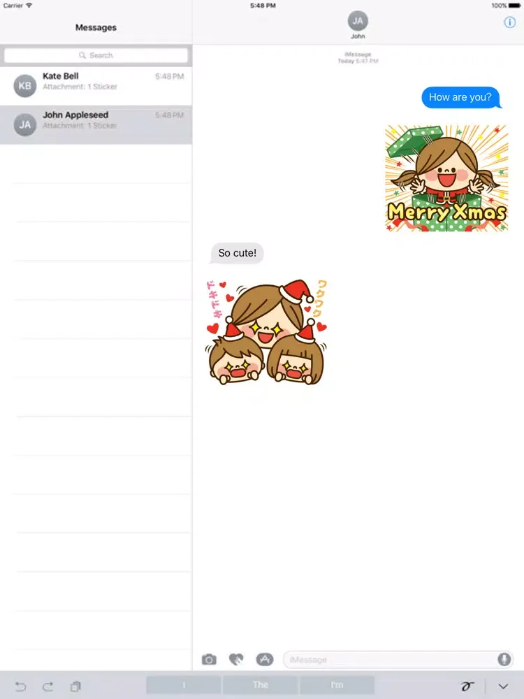 Tangkapan skrin Kawashufu Christmas & New Year iPad 