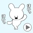 DANCING RABBIT STICKER DANCING RABBIT STICKER