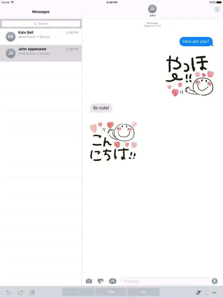 تصاویر Marup's sticker large lette iPad 