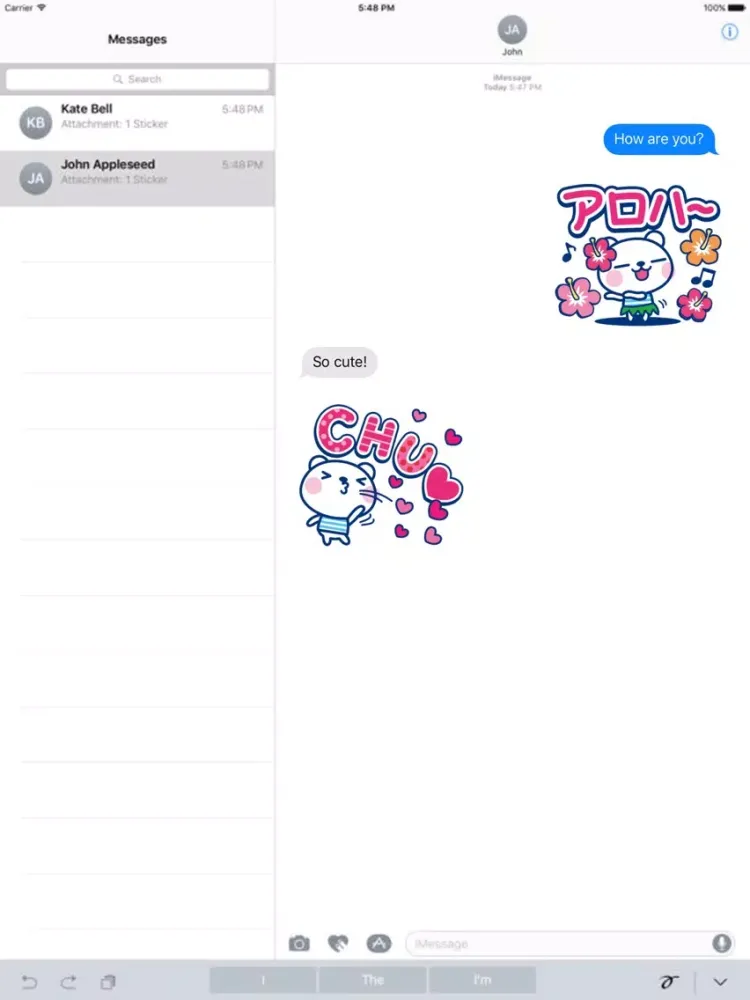 It's a summer bear/Big letter iPad 应用截图