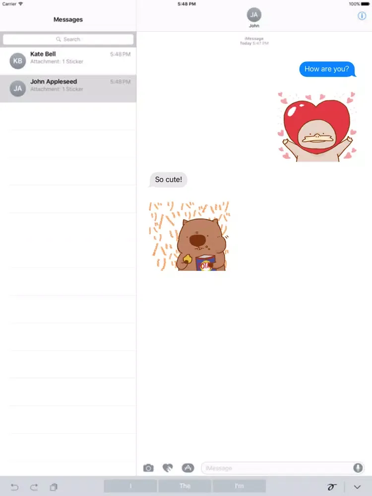 Wombat with his friends 3 iPad  Screenshots