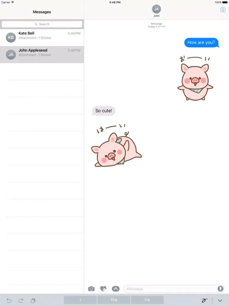 Скриншоты A laid back piglet iPad 