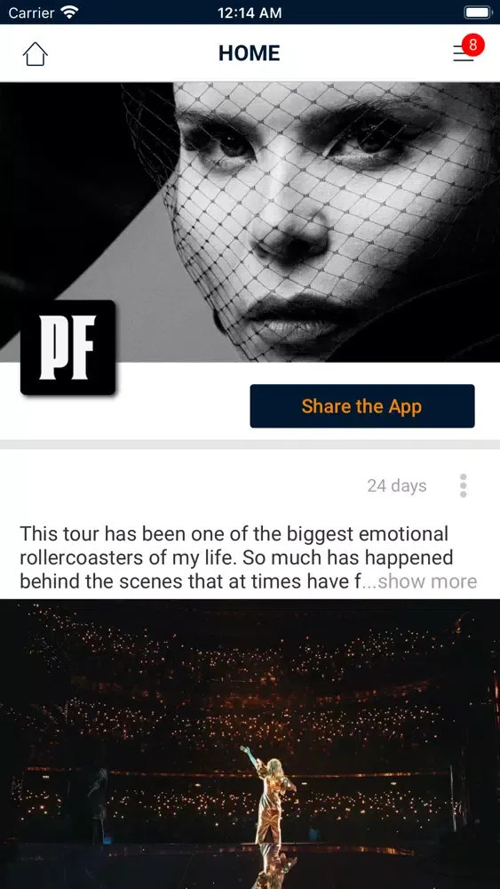 Capturas de tela do Paloma Faith