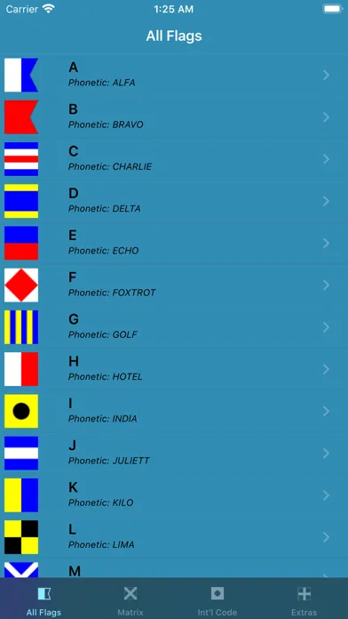 Signal Flags Info स्क्रीनशॉट