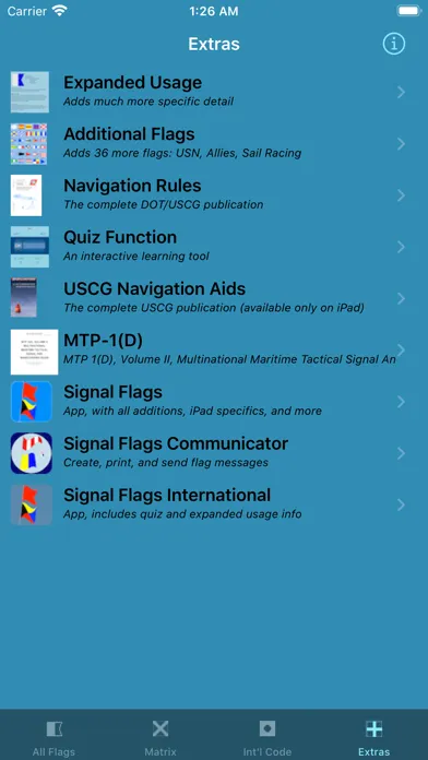 Signal Flags Info स्क्रीनशॉट