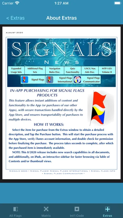 Signal Flags Info स्क्रीनशॉट
