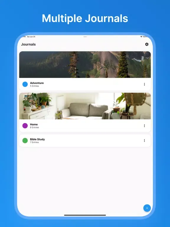 Moments - Journal, Diary iPad  스크린샷