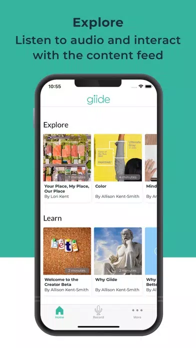 Giide - Listen, Record, Share Screenshots