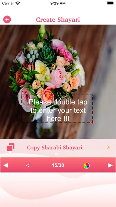 Tangkapan layar Good Morning Shayari Status