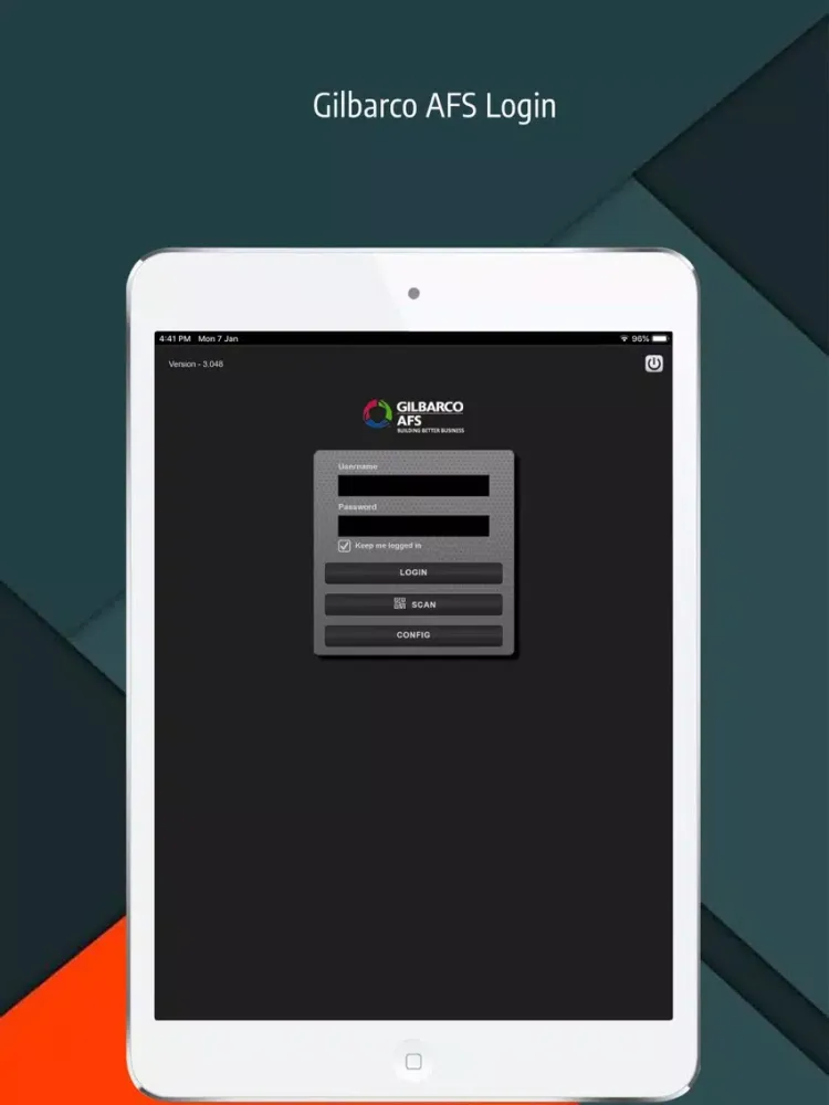 Gilbarco AFS iPad  Screenshots
