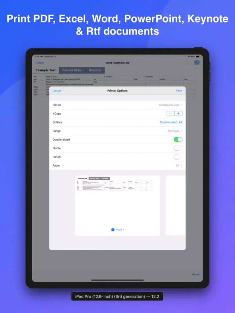 iPrint WiFi Printer - AirPrint iPad  سکرین شاٹس