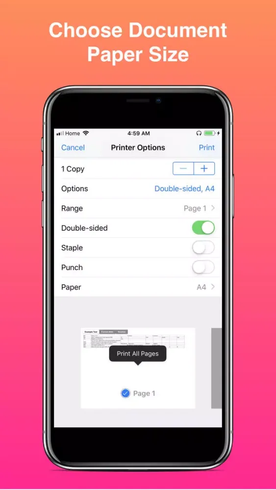 iPrint WiFi Printer - AirPrint سکرین شاٹس