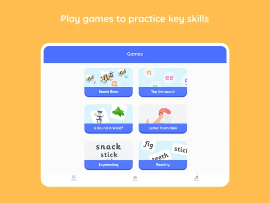 Capturas de tela do Jolly Phonics Lessons iPad 